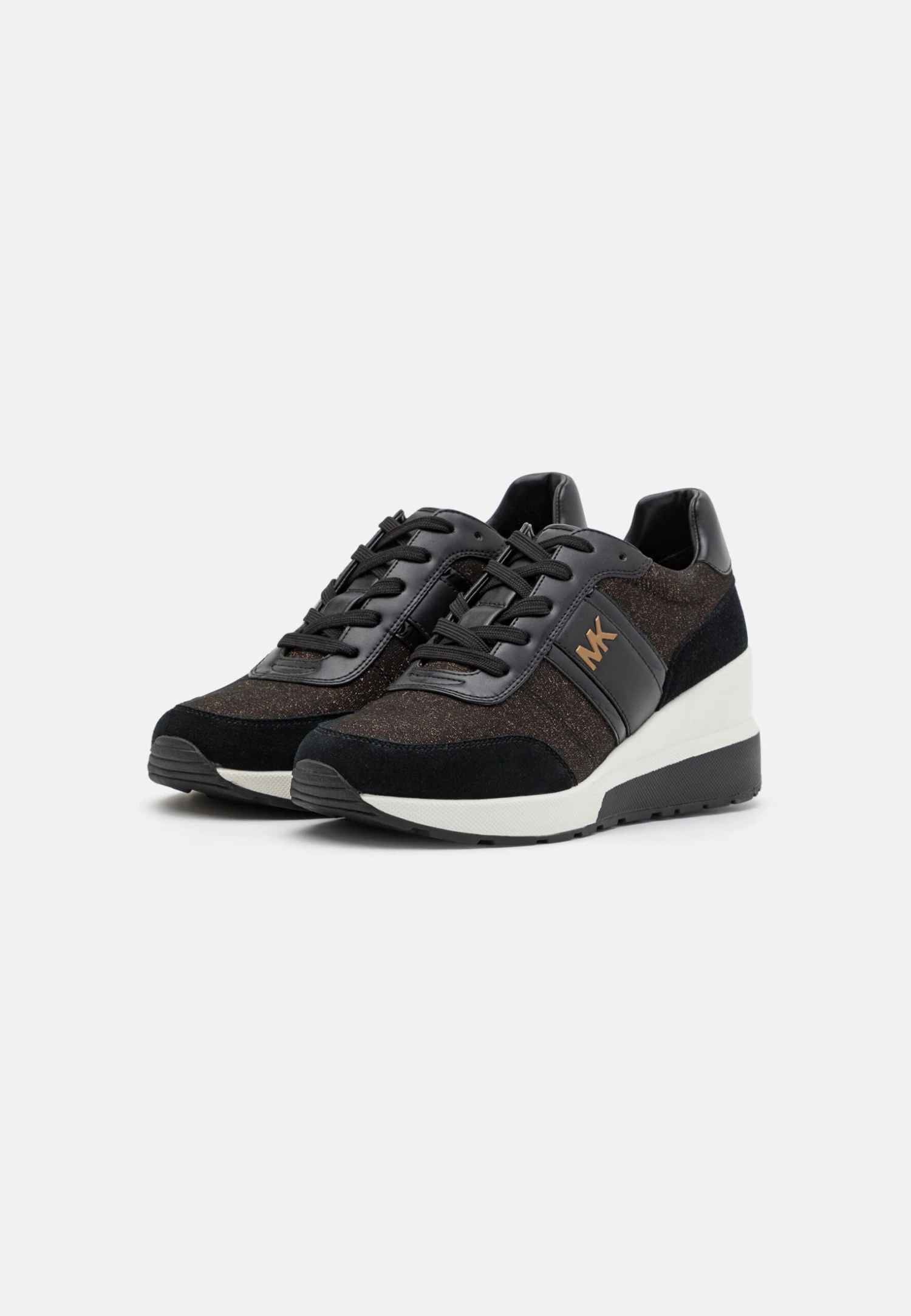 MICHAEL Michael Kors Mabel Trainer - Sneakers Laag - Black/Bronze 5 MICHAEL Michael Kors Mabel Trainer - Sneakers Laag - Black/Bronze - Afbeelding 3
