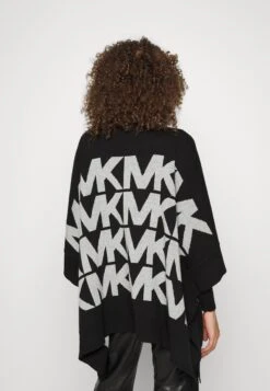 MICHAEL Michael Kors Logo Poncho - Poncho - Black 10 MICHAEL Michael Kors Logo Poncho - Poncho - Black -MICHAEL Michael Kors 00dfff4c44074281954f47c65885956a