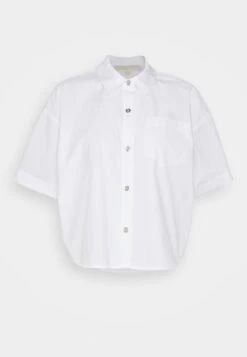MICHAEL Michael Kors Crop - Overhemdblouse - White 10 MICHAEL Michael Kors Crop - Overhemdblouse - White -MICHAEL Michael Kors 028d3bd6649b4ba4a0fdb4e50d111609