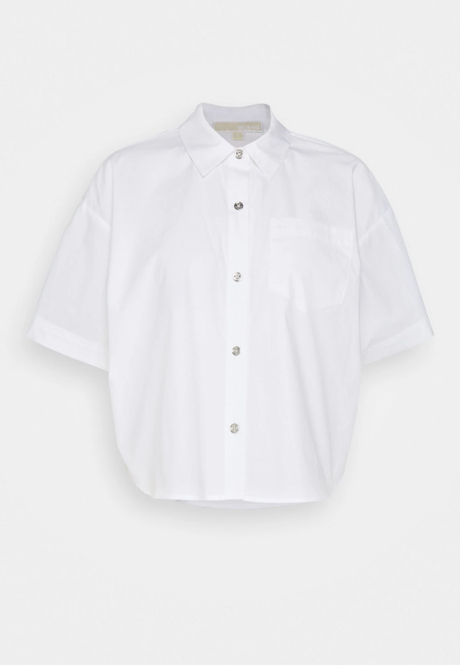 MICHAEL Michael Kors Crop - Overhemdblouse - White 6 MICHAEL Michael Kors Crop - Overhemdblouse - White - Afbeelding 4