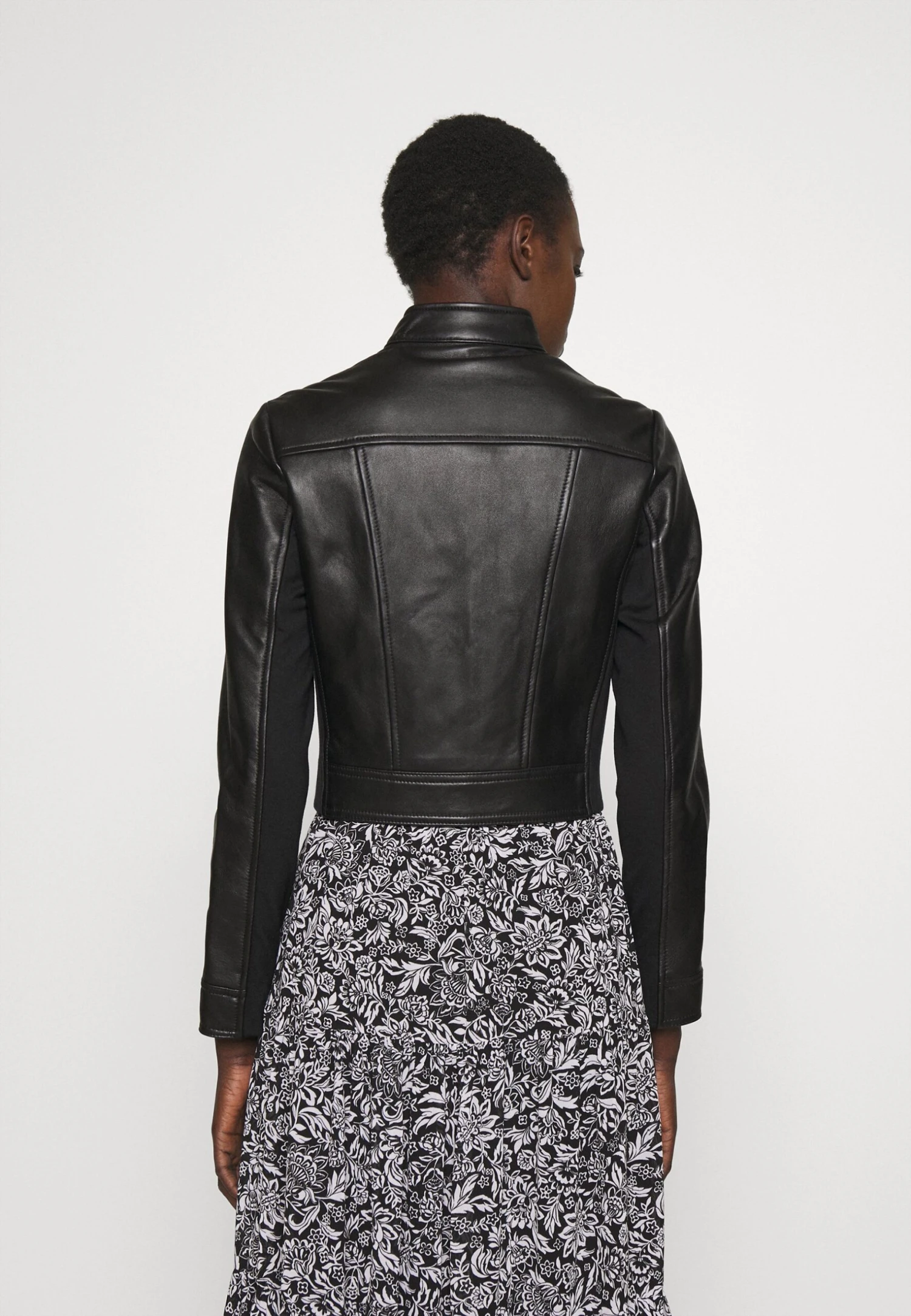 MICHAEL Michael Kors Ponti Combo - Leren Jas - Black 5 MICHAEL Michael Kors Ponti Combo - Leren Jas - Black - Afbeelding 3