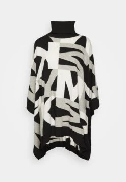 MICHAEL Michael Kors Illusion Check - Poncho - Black 18 MICHAEL Michael Kors Illusion Check - Poncho - Black -MICHAEL Michael Kors 04596cc3baa842888067a9974680dbc3