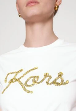 MICHAEL Michael Kors Ruched Baby- T-Shirt Print - White 13 MICHAEL Michael Kors Ruched Baby- T-Shirt Print - White -MICHAEL Michael Kors 046924f324ed49d2b98b7c1a12079565