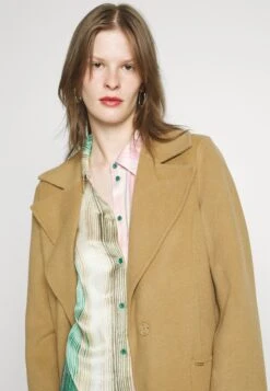 MICHAEL Michael Kors Belted Wrap Style Face Coat - Mantel - Camel -MICHAEL Michael Kors 07766ffb67b646539553cc8a86e827fd