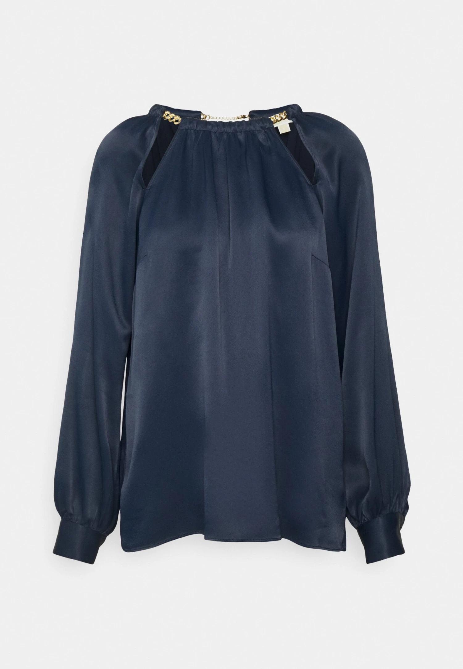 MICHAEL Michael Kors Chain Cut Out Top - Blouse - Midnightblue 7 MICHAEL Michael Kors Chain Cut Out Top - Blouse - Midnightblue - Afbeelding 5