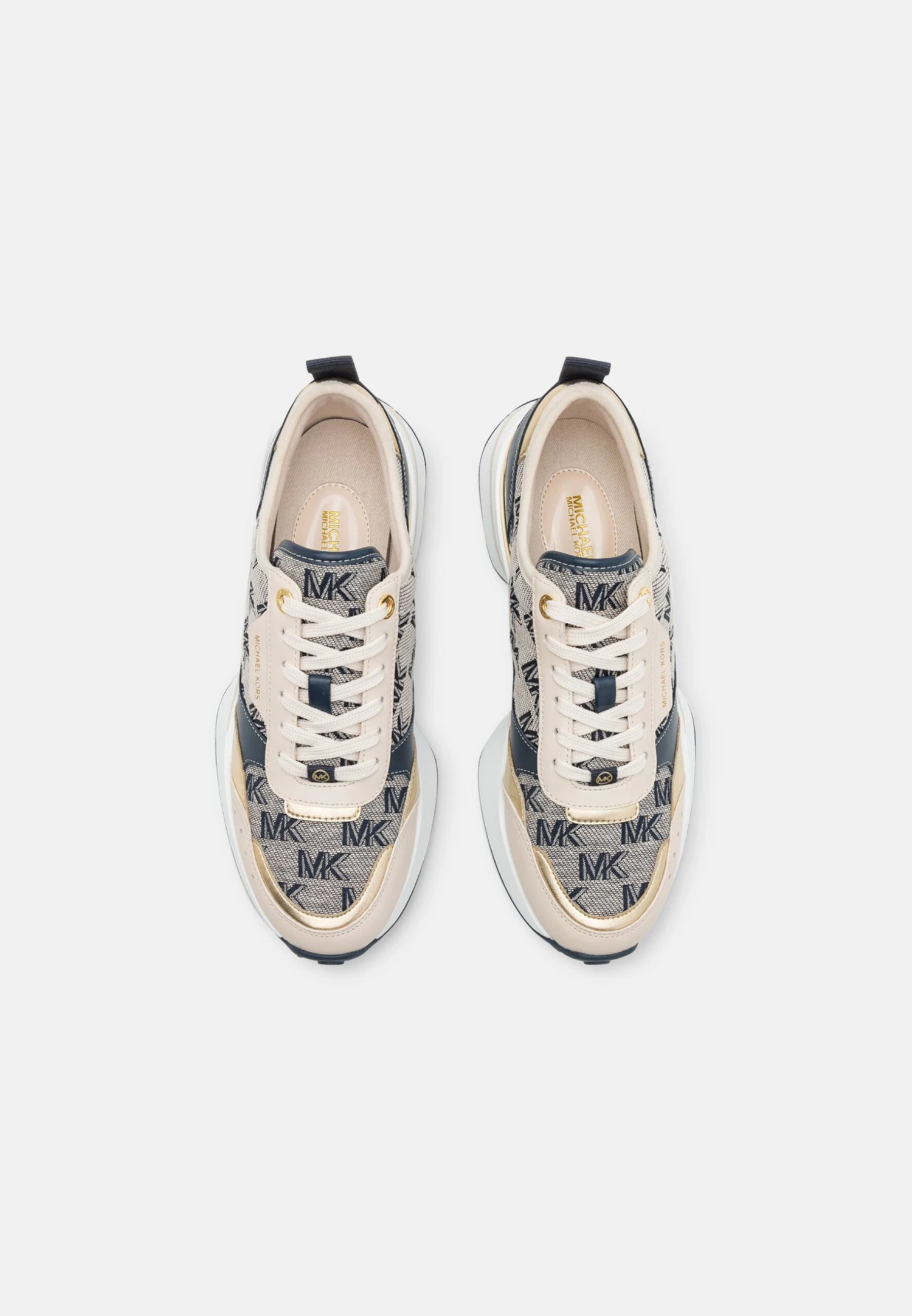 MICHAEL Michael Kors Flynn Trainer - Sneakers Laag - Navy 7 MICHAEL Michael Kors Flynn Trainer - Sneakers Laag - Navy - Afbeelding 5