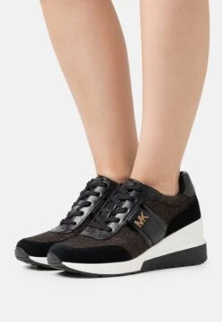 MICHAEL Michael Kors Mabel Trainer - Sneakers Laag - Black/Bronze