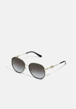 Michael Kors Empire Aviator - Zonnebril - Light Gold/Black