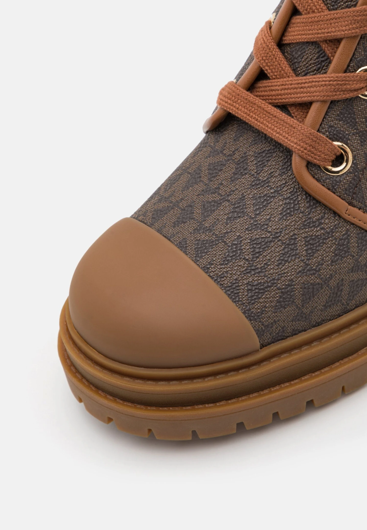 MICHAEL Michael Kors Hanley- Enkellaarsjes Met Plateauzool - Brown 9 MICHAEL Michael Kors Hanley- Enkellaarsjes Met Plateauzool - Brown - Afbeelding 7