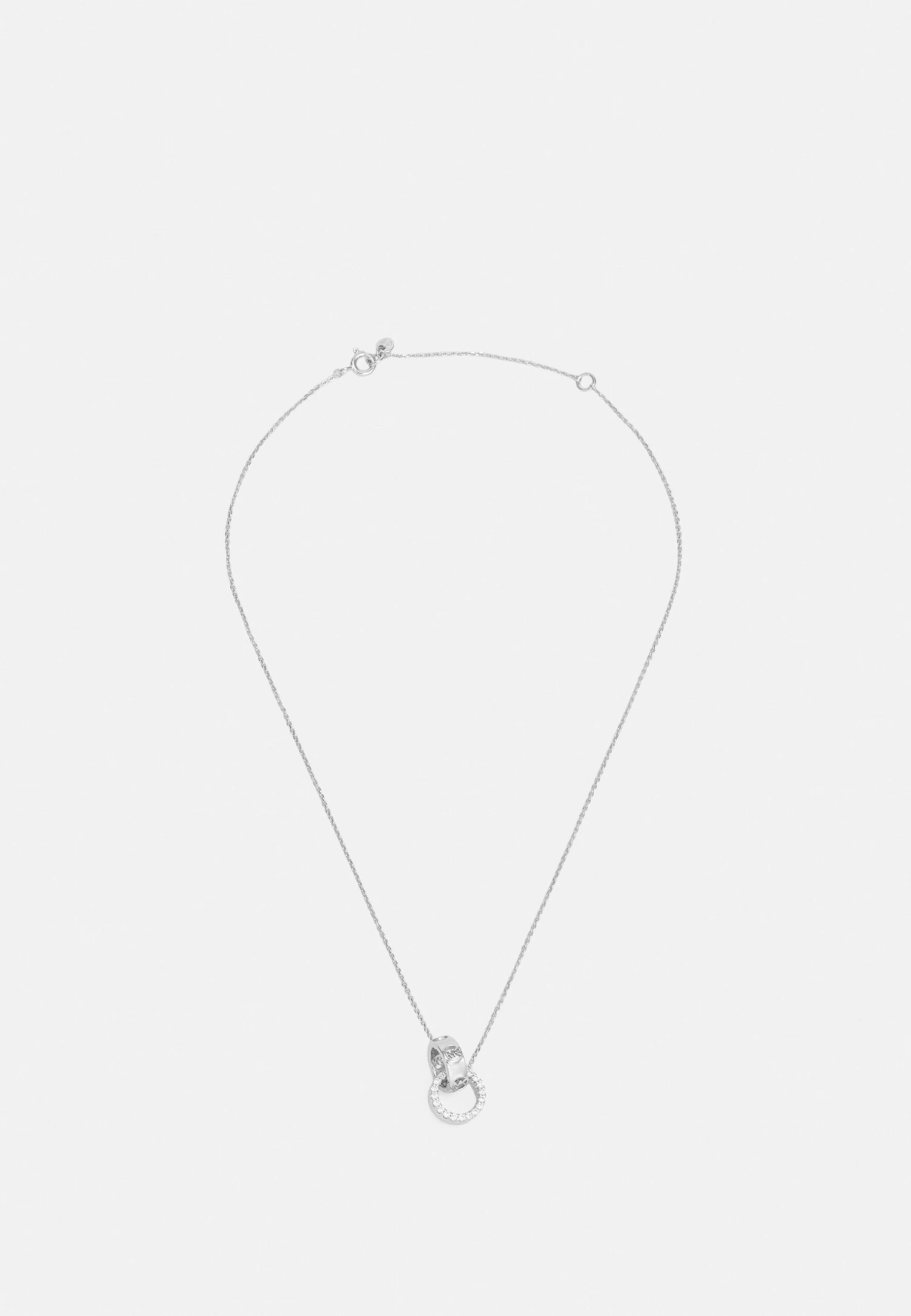 Michael Kors Interlocking Necklace - Ketting - Silver-Coloured 3 Michael Kors Interlocking Necklace - Ketting - Silver-Coloured