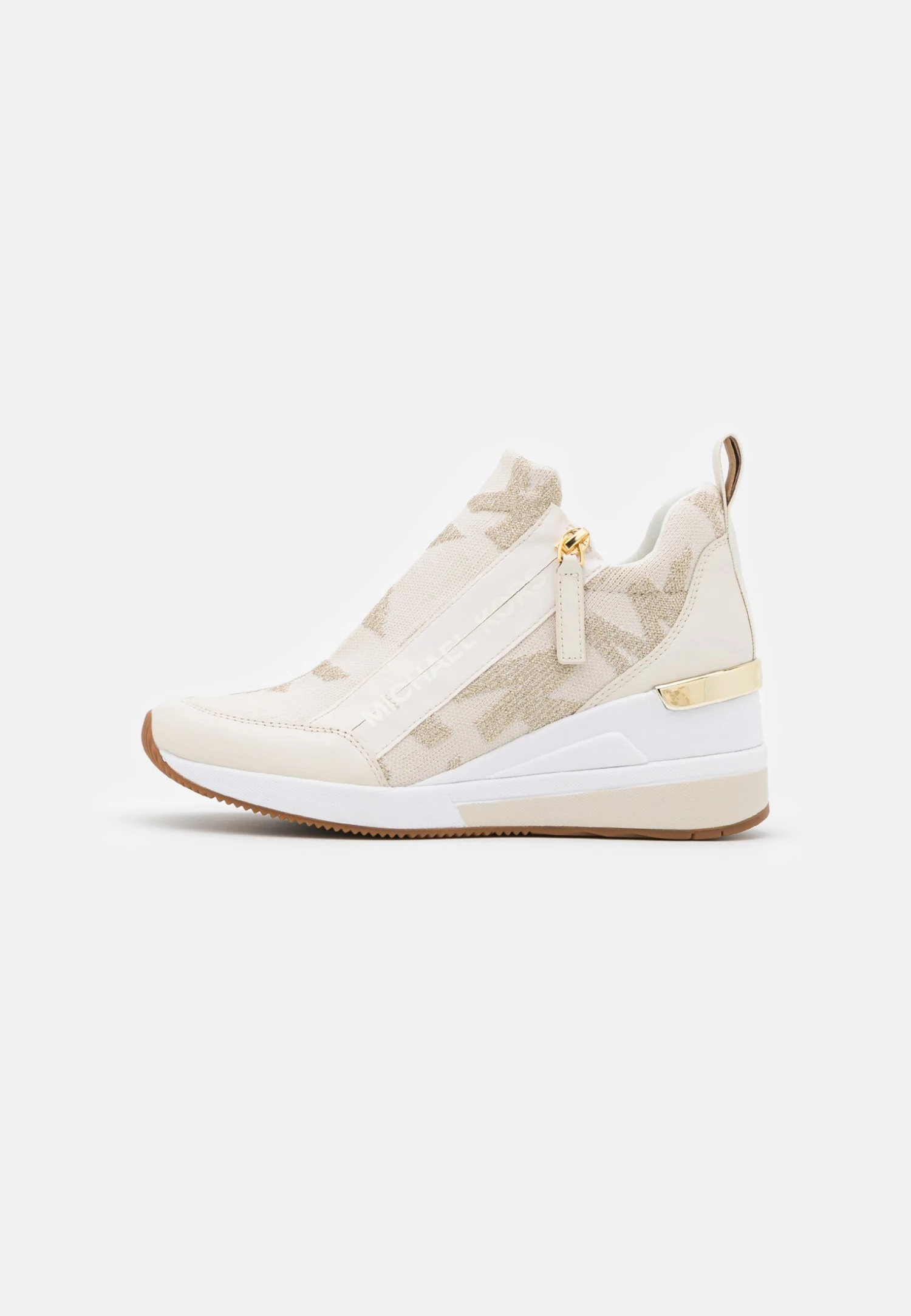 MICHAEL Michael Kors Willis Wedge Trainer - Sneakers Laag - Pale Gold 4 MICHAEL Michael Kors Willis Wedge Trainer - Sneakers Laag - Pale Gold - Afbeelding 2