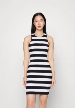 MICHAEL Michael Kors Stripe Mini Tank - Etui-Jurk - Black/White