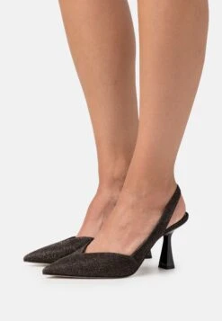 MICHAEL Michael Kors Chelsea Sling - Hoge Hakken - Black/Bronze