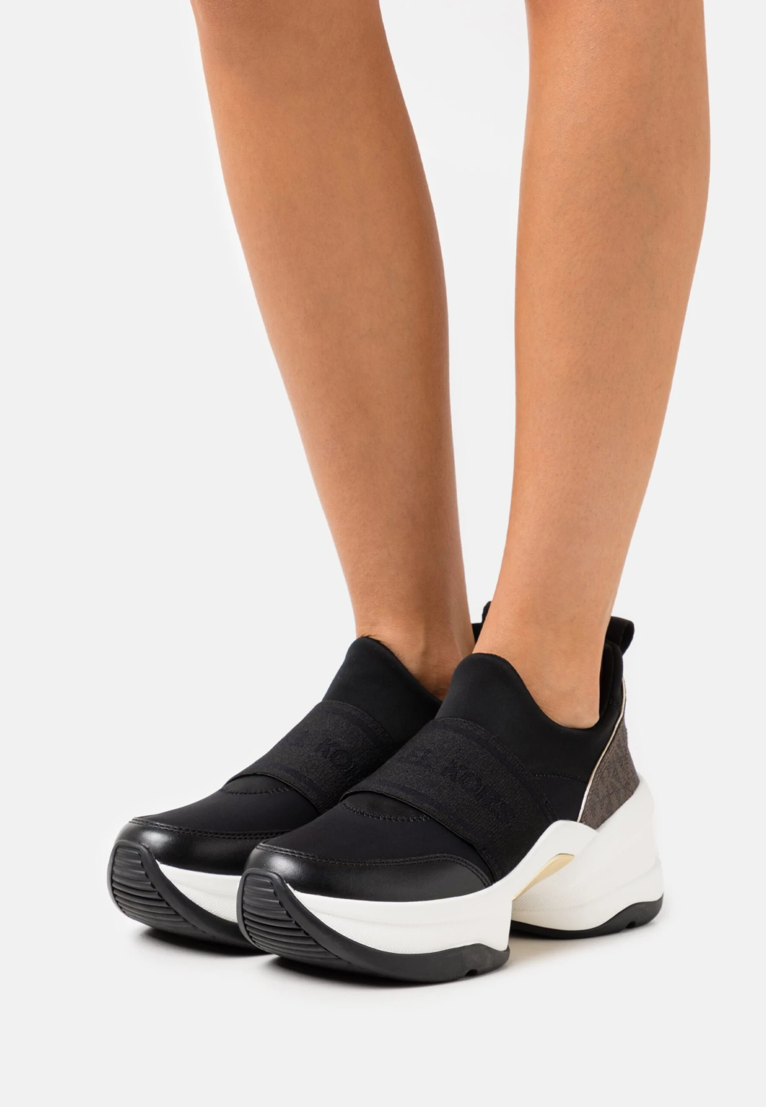 MICHAEL Michael Kors Olympia- Sneakers Laag - Black/Brown 3 MICHAEL Michael Kors Olympia- Sneakers Laag - Black/Brown