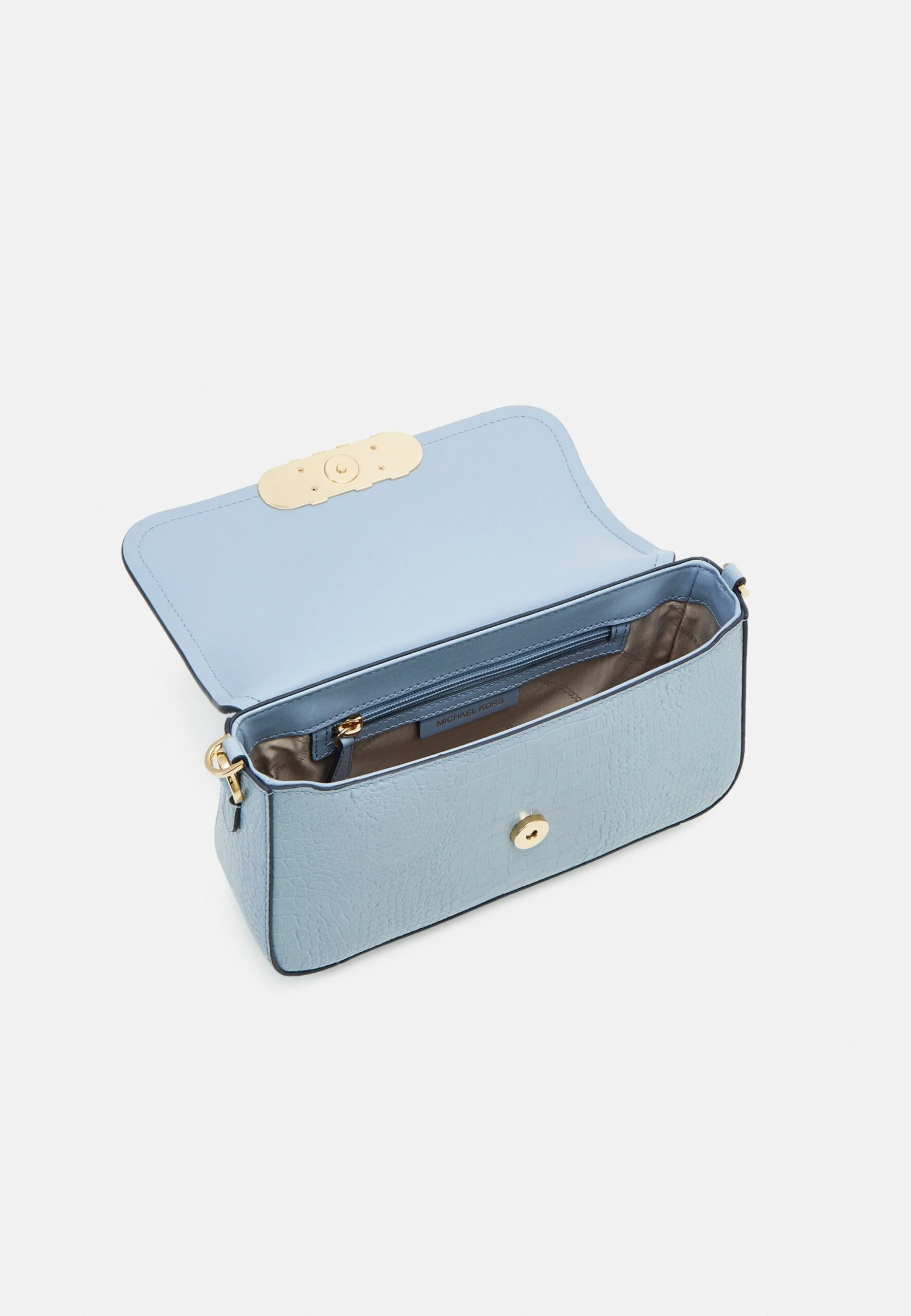 MICHAEL Michael Kors Parker Pouchette- Handtas - Pale Blue 6 MICHAEL Michael Kors Parker Pouchette- Handtas - Pale Blue - Afbeelding 4