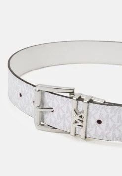 MICHAEL Michael Kors Logo Reversible Belt - Riem - White/Silver 9 MICHAEL Michael Kors Logo Reversible Belt - Riem - White/Silver -MICHAEL Michael Kors 10bb2a96b715497696edcd18446d3714