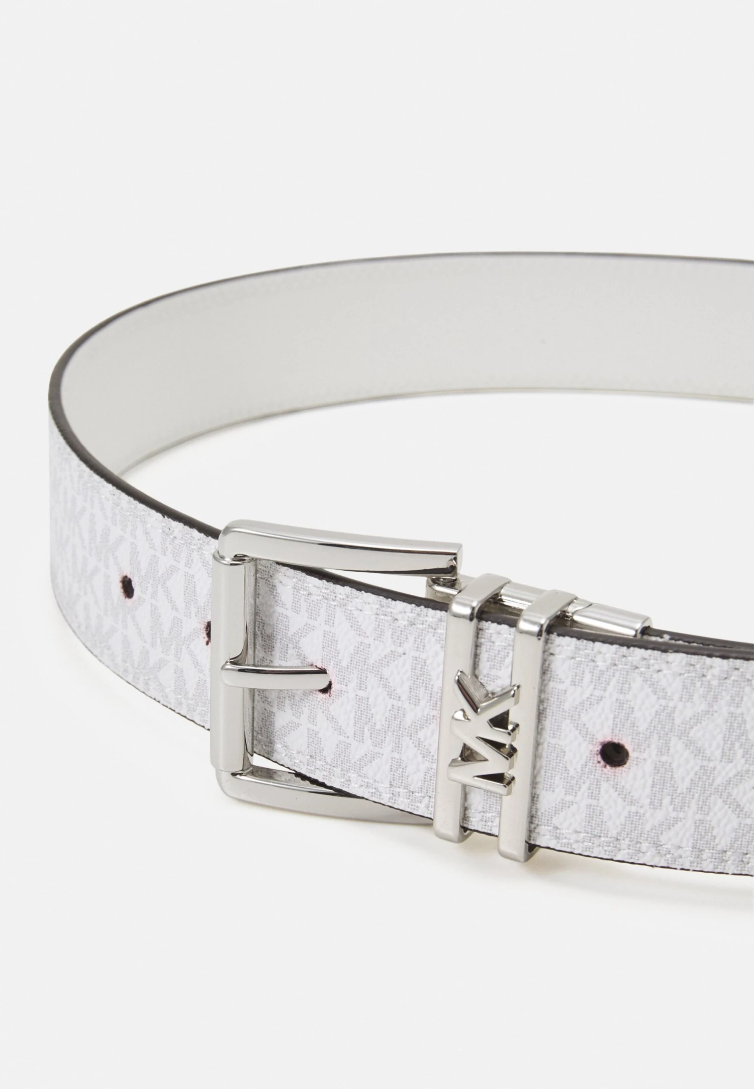 MICHAEL Michael Kors Logo Reversible Belt - Riem - White/Silver 6 MICHAEL Michael Kors Logo Reversible Belt - Riem - White/Silver - Afbeelding 4