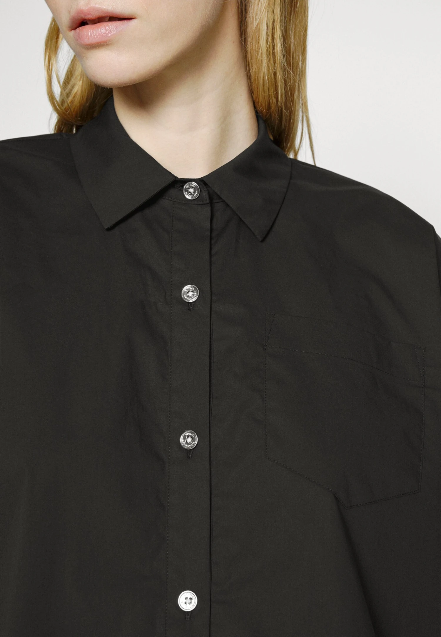 MICHAEL Michael Kors Crop - Overhemdblouse - Black 7 MICHAEL Michael Kors Crop - Overhemdblouse - Black - Afbeelding 5