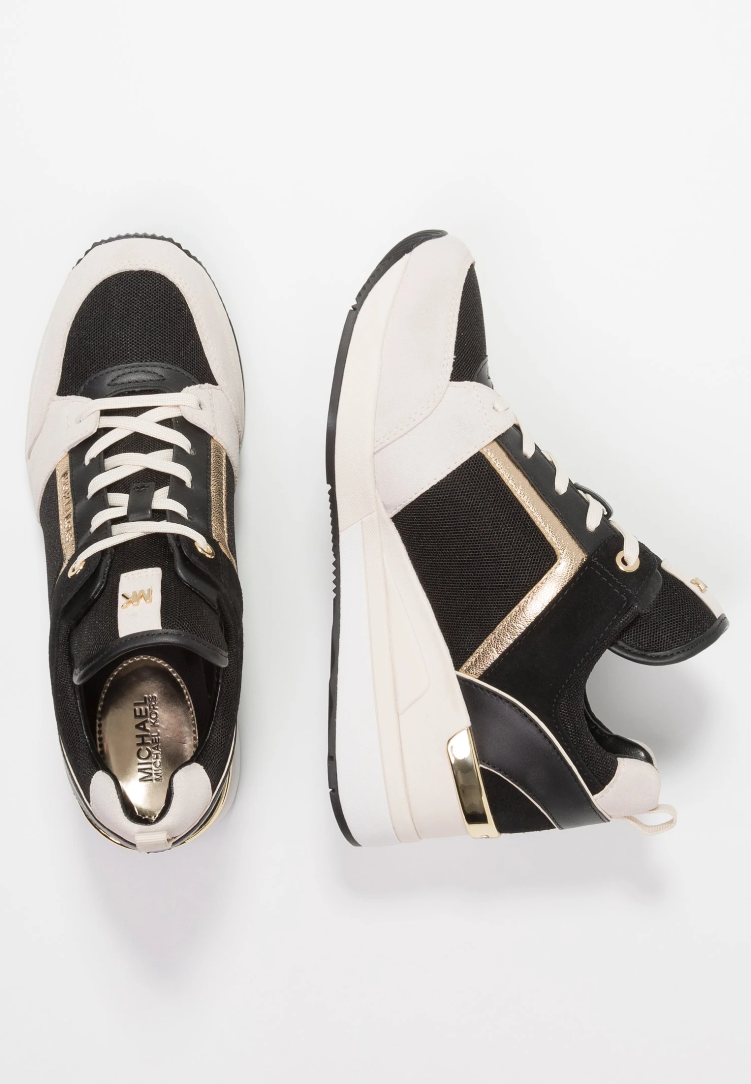 MICHAEL Michael Kors Georgie Trainer - Sneakers Laag - Light Cream/Multicolor 6 MICHAEL Michael Kors Georgie Trainer - Sneakers Laag - Light Cream/Multicolor - Afbeelding 4