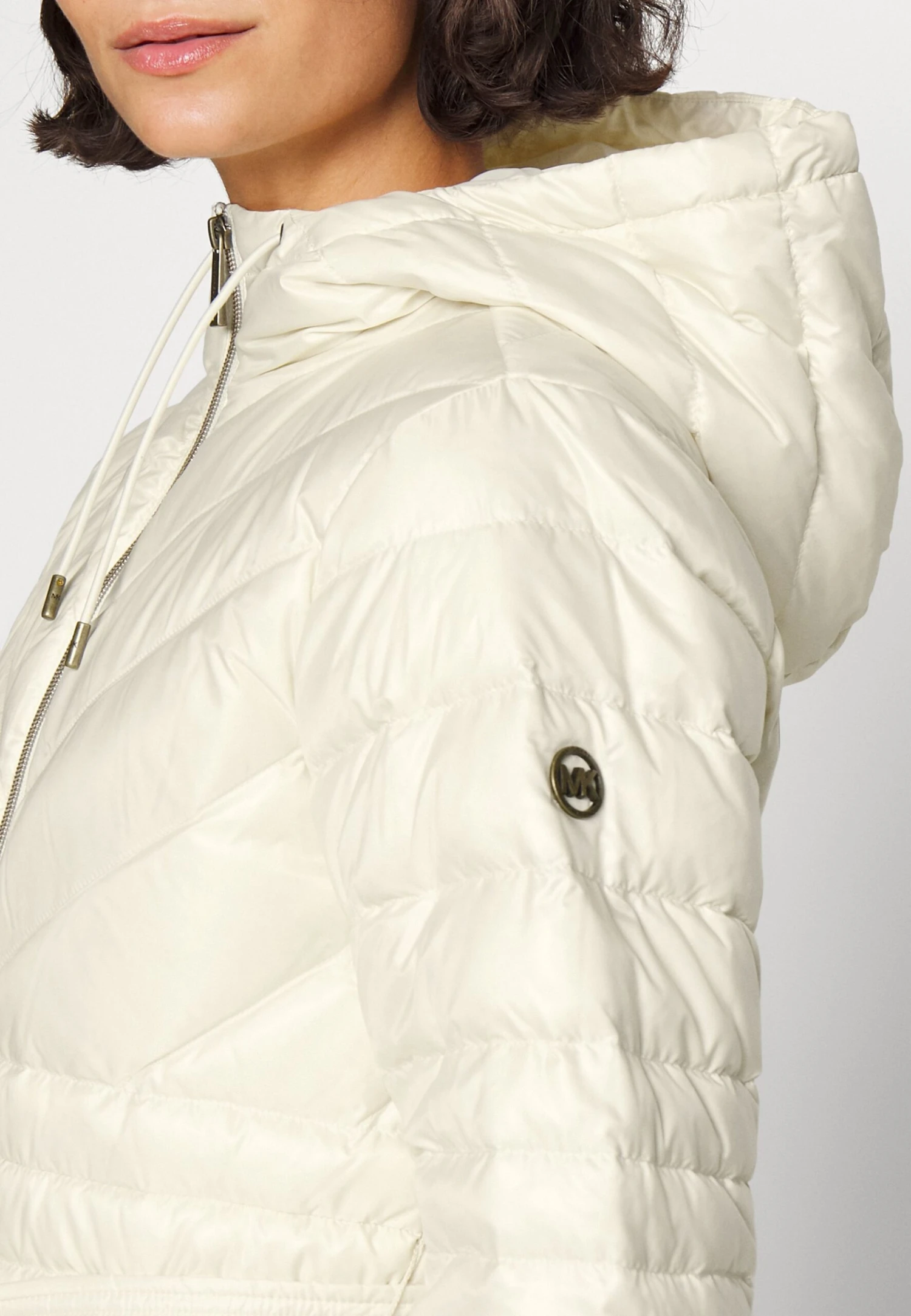 MICHAEL Michael Kors Long Fitted Puffer - Donsjas - Bone 8 MICHAEL Michael Kors Long Fitted Puffer - Donsjas - Bone - Afbeelding 6
