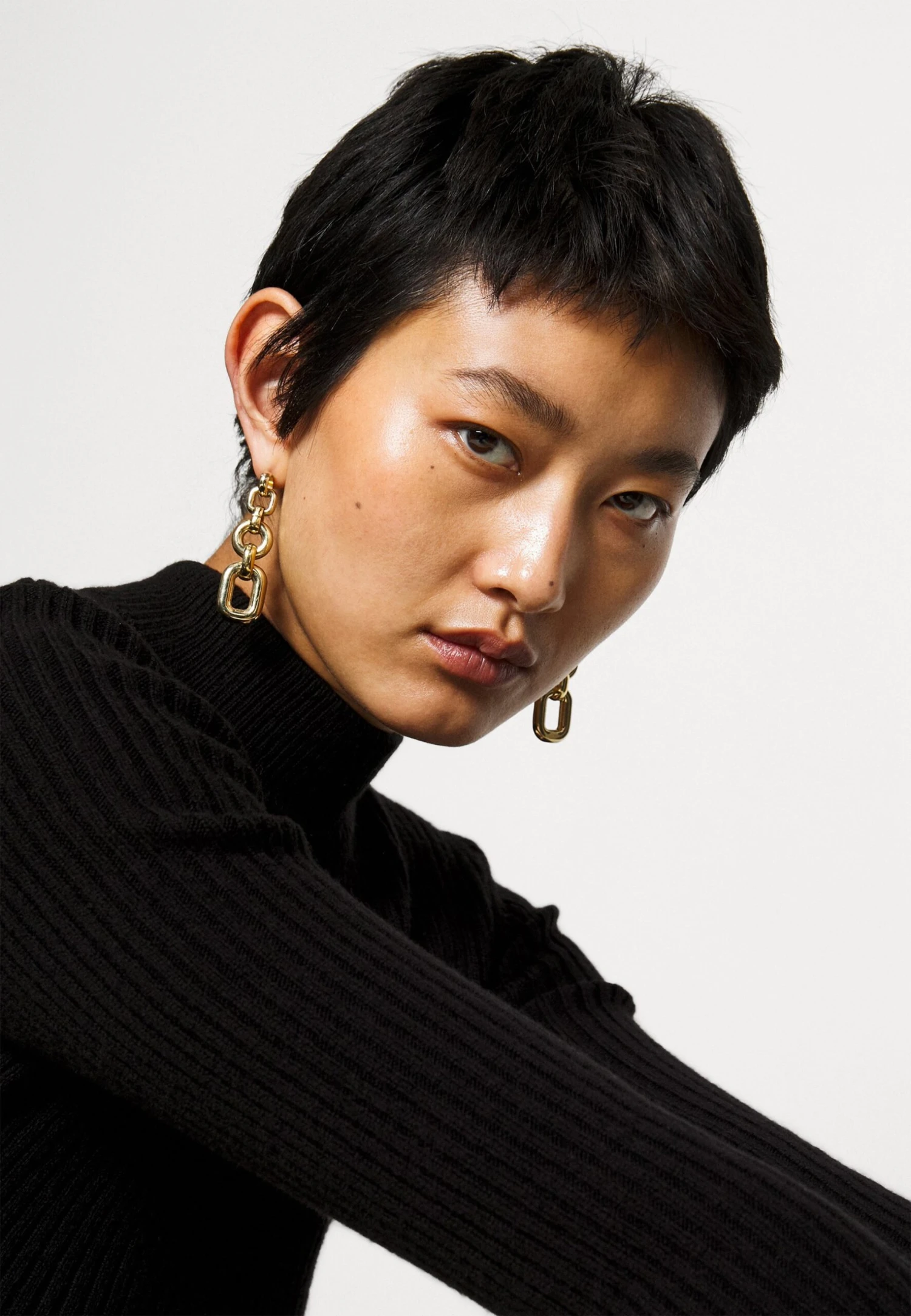 MICHAEL Michael Kors Mock Mini- Gebreide Jurk - Black 7 MICHAEL Michael Kors Mock Mini- Gebreide Jurk - Black - Afbeelding 5