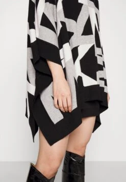 MICHAEL Michael Kors Illusion Check - Poncho - Black 19 MICHAEL Michael Kors Illusion Check - Poncho - Black -MICHAEL Michael Kors 151658b636714bddaab46a69de9e5e28