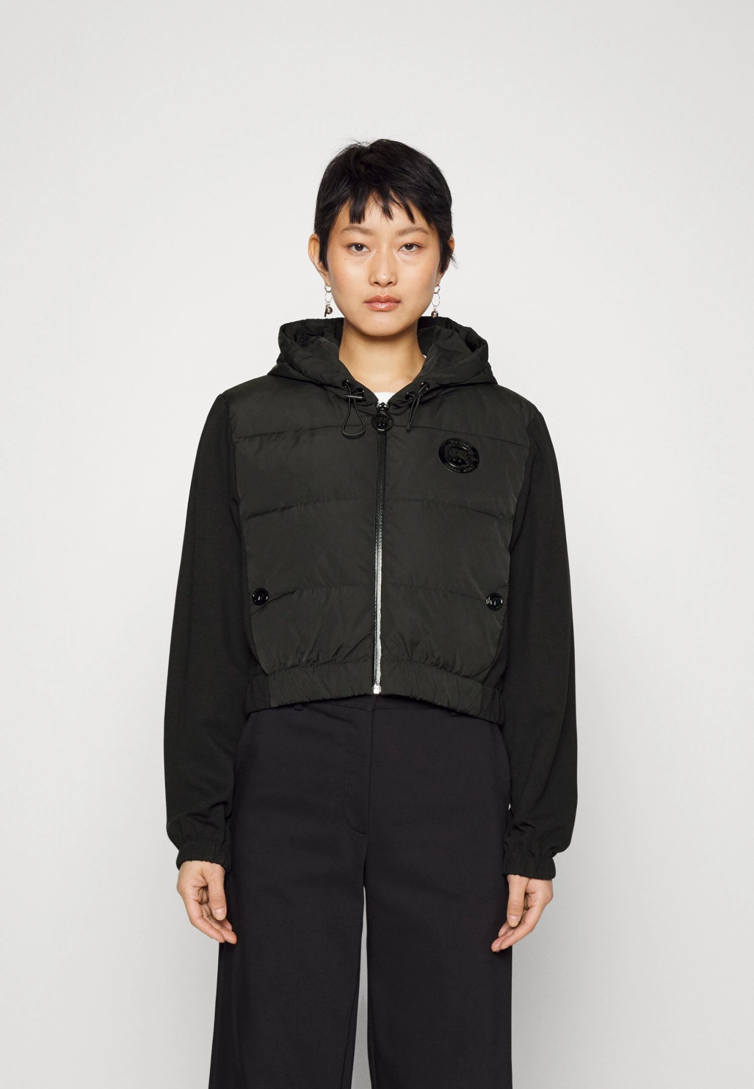 MICHAEL Michael Kors Ponte Mix Puffer - Gewatteerde Jas - Black 3 MICHAEL Michael Kors Ponte Mix Puffer - Gewatteerde Jas - Black
