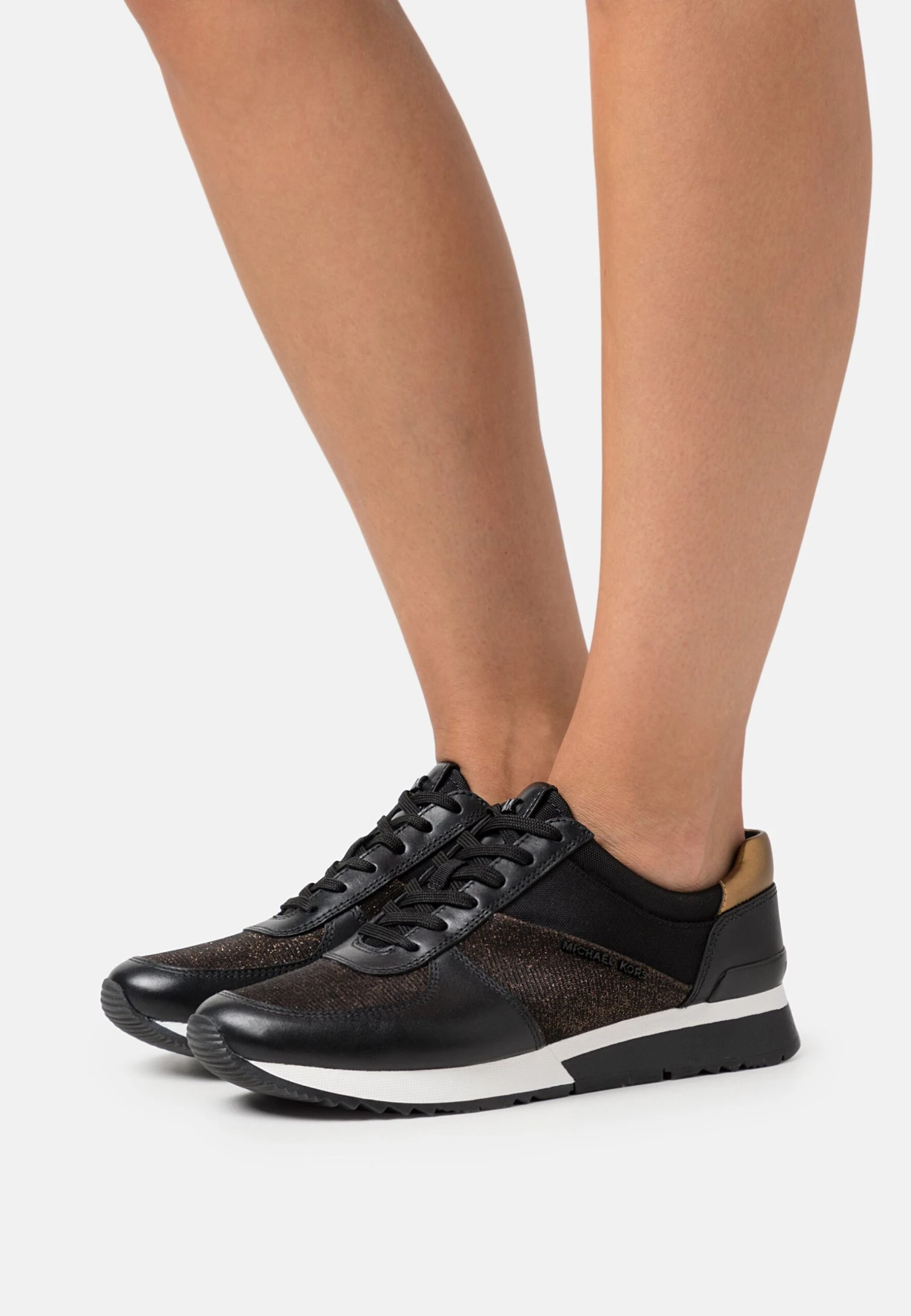 MICHAEL Michael Kors Allie Trainer - Sneakers Laag - Black/Bronze 3 MICHAEL Michael Kors Allie Trainer - Sneakers Laag - Black/Bronze