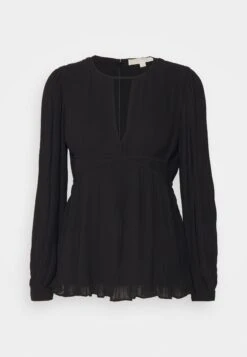 MICHAEL Michael Kors Pleated- Blouse - Black 12 MICHAEL Michael Kors Pleated- Blouse - Black -MICHAEL Michael Kors 17847422d4ba46348638d3d49ced3842