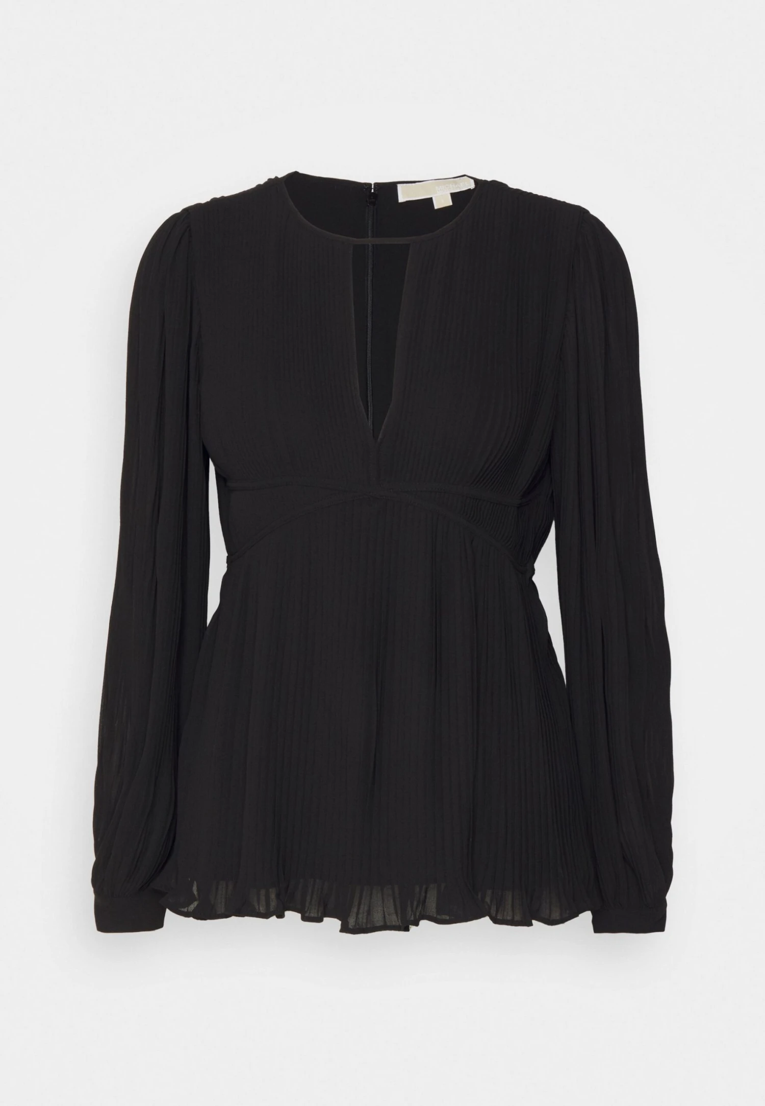 MICHAEL Michael Kors Pleated- Blouse - Black 7 MICHAEL Michael Kors Pleated- Blouse - Black - Afbeelding 5
