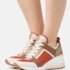 MICHAEL Michael Kors Georgie Trainer - Sneakers Laag - Bright Terracotta/Multi-Color/ 18K 2 MICHAEL Michael Kors Georgie Trainer - Sneakers Laag - Bright Terracotta/Multi-Color/ 18K -MICHAEL Michael Kors 17d215539352429baf069fd141827ab9