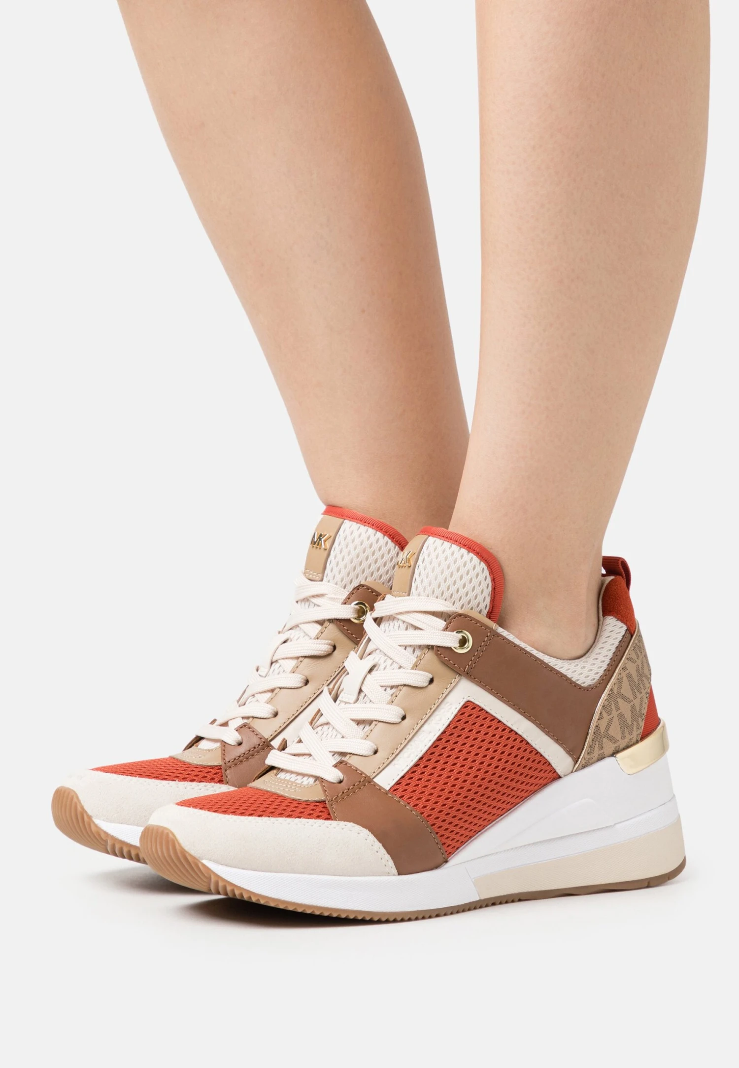 MICHAEL Michael Kors Georgie Trainer - Sneakers Laag - Bright Terracotta/Multi-Color/ 18K 3 MICHAEL Michael Kors Georgie Trainer - Sneakers Laag - Bright Terracotta/Multi-Color/ 18K