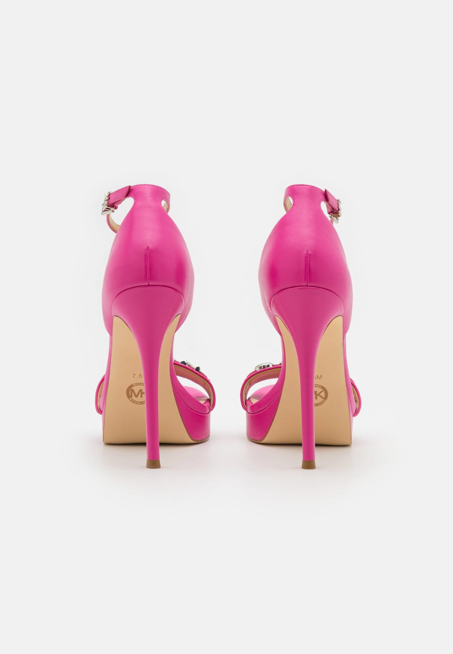 MICHAEL Michael Kors Jordyn Platform- Sandalen Met Hoge Hak - Cerise 6 MICHAEL Michael Kors Jordyn Platform- Sandalen Met Hoge Hak - Cerise - Afbeelding 4