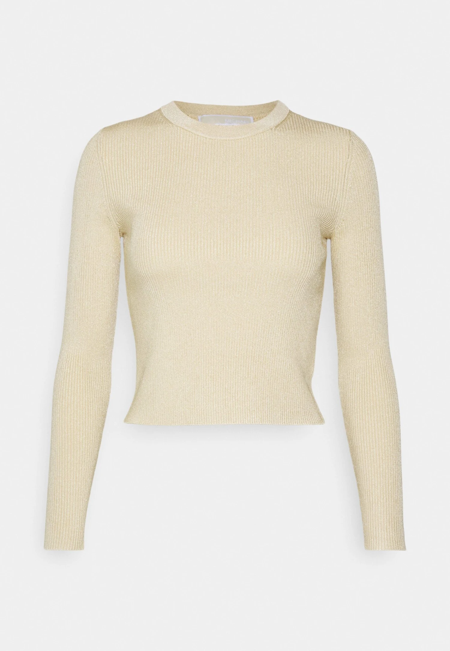 MICHAEL Michael Kors Crop Crew Top - Longsleeve - Gold 8 MICHAEL Michael Kors Crop Crew Top - Longsleeve - Gold - Afbeelding 6