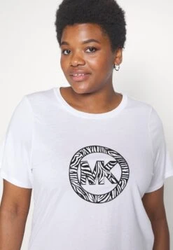 MICHAEL Michael Kors Zebra Charm Logo Tee - T-Shirt Print - White 11 MICHAEL Michael Kors Zebra Charm Logo Tee - T-Shirt Print - White -MICHAEL Michael Kors 1cd53c0c7e9a4bfb9f69dfd37da50e17