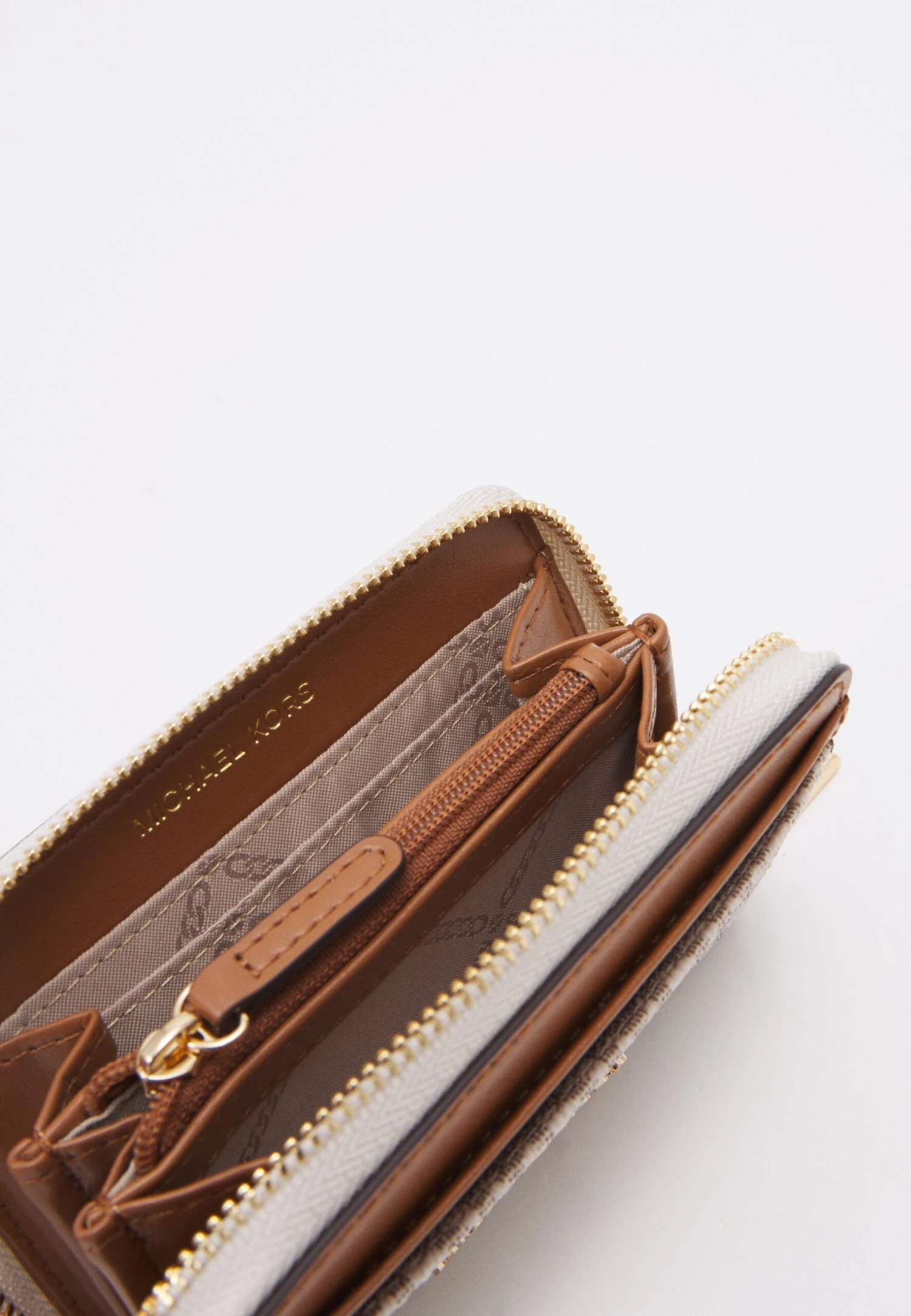 MICHAEL Michael Kors Jet Set Charm Coin Card Case - Portemonnee - Vanilla 5 MICHAEL Michael Kors Jet Set Charm Coin Card Case - Portemonnee - Vanilla - Afbeelding 3