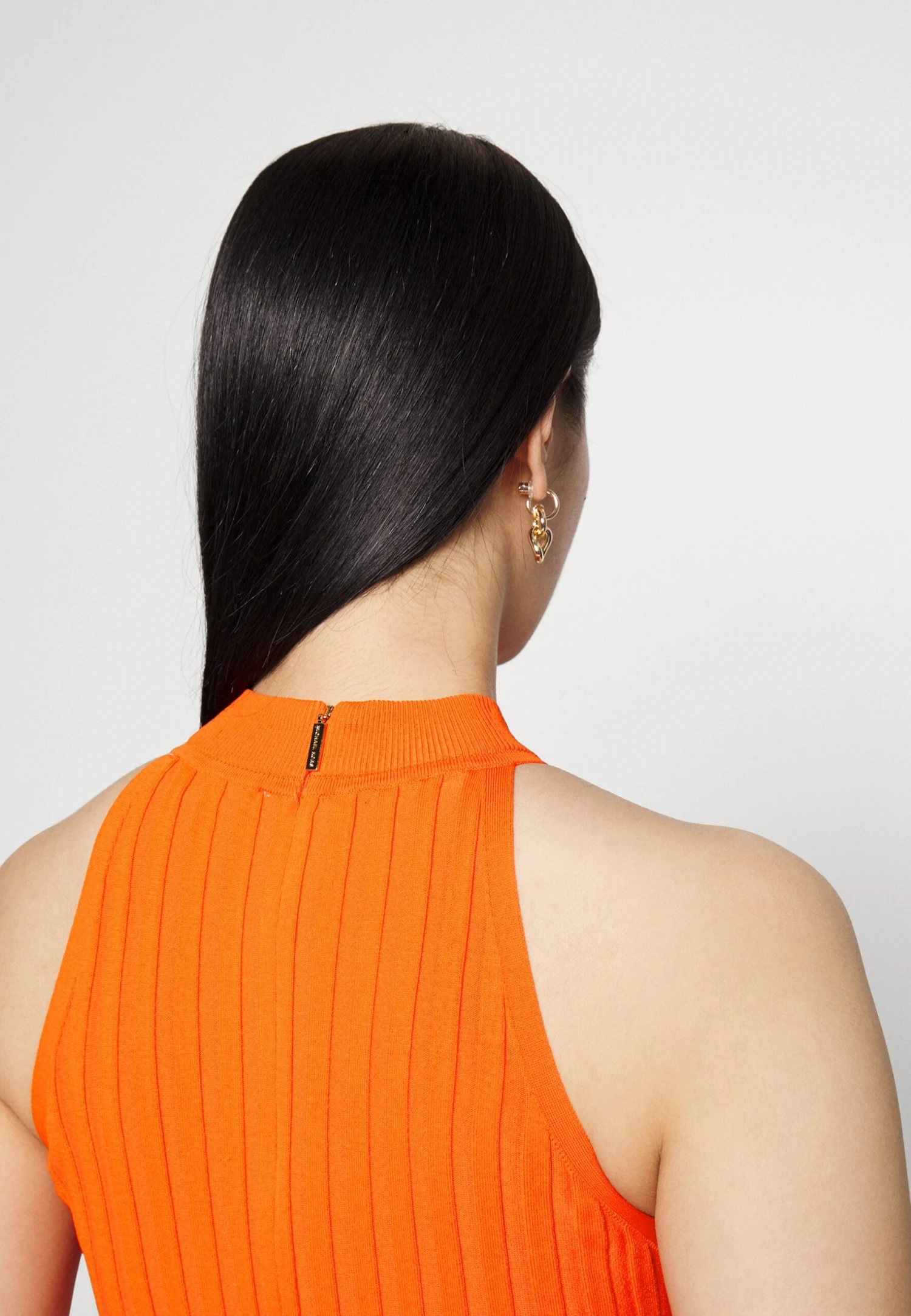 MICHAEL Michael Kors Halter Maxi Dress - Maxi-Jurk - Optic Orange 6 MICHAEL Michael Kors Halter Maxi Dress - Maxi-Jurk - Optic Orange - Afbeelding 4