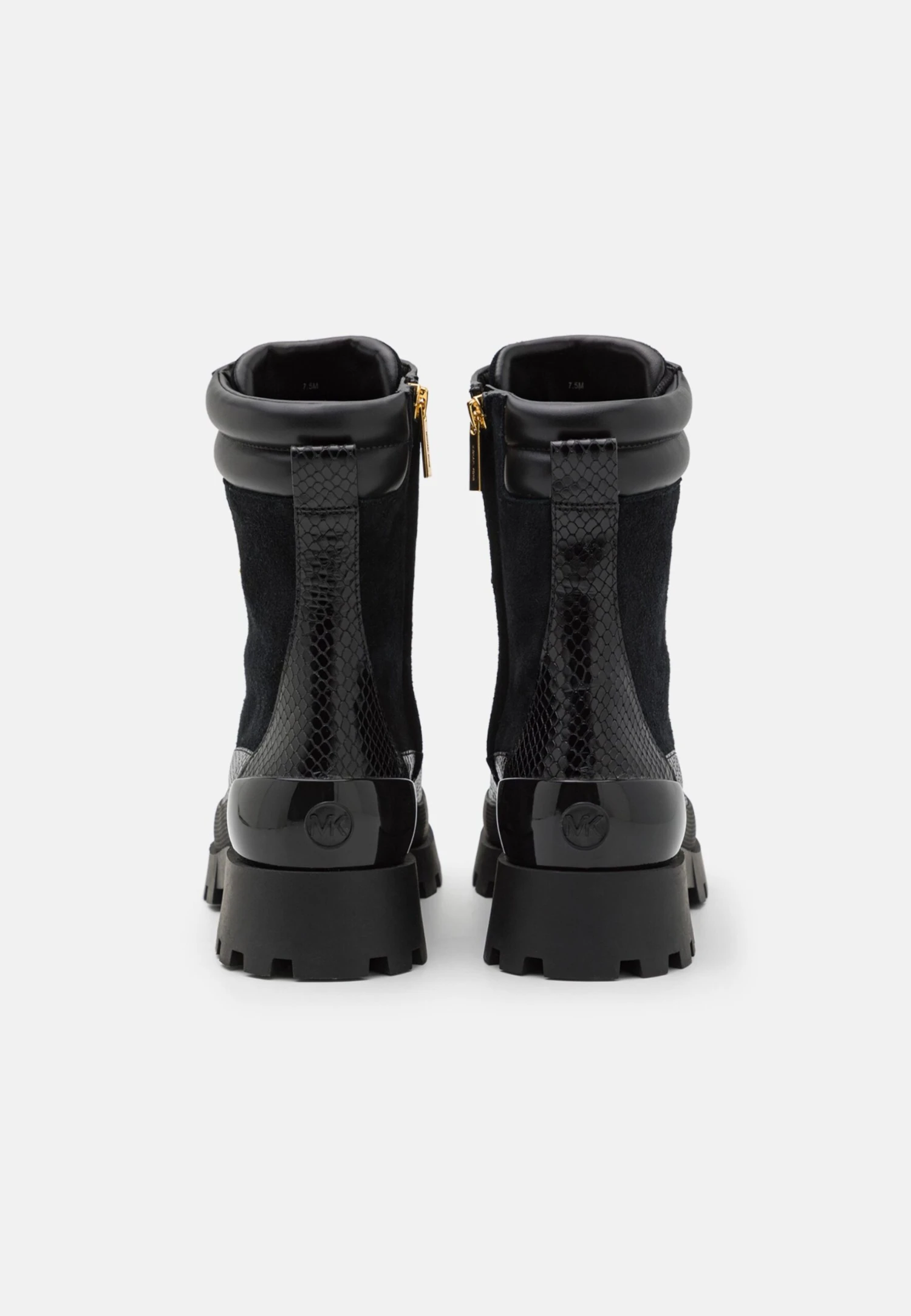 MICHAEL Michael Kors Rowan- Enkellaarsjes Met Plateauzool - Black 6 MICHAEL Michael Kors Rowan- Enkellaarsjes Met Plateauzool - Black - Afbeelding 4