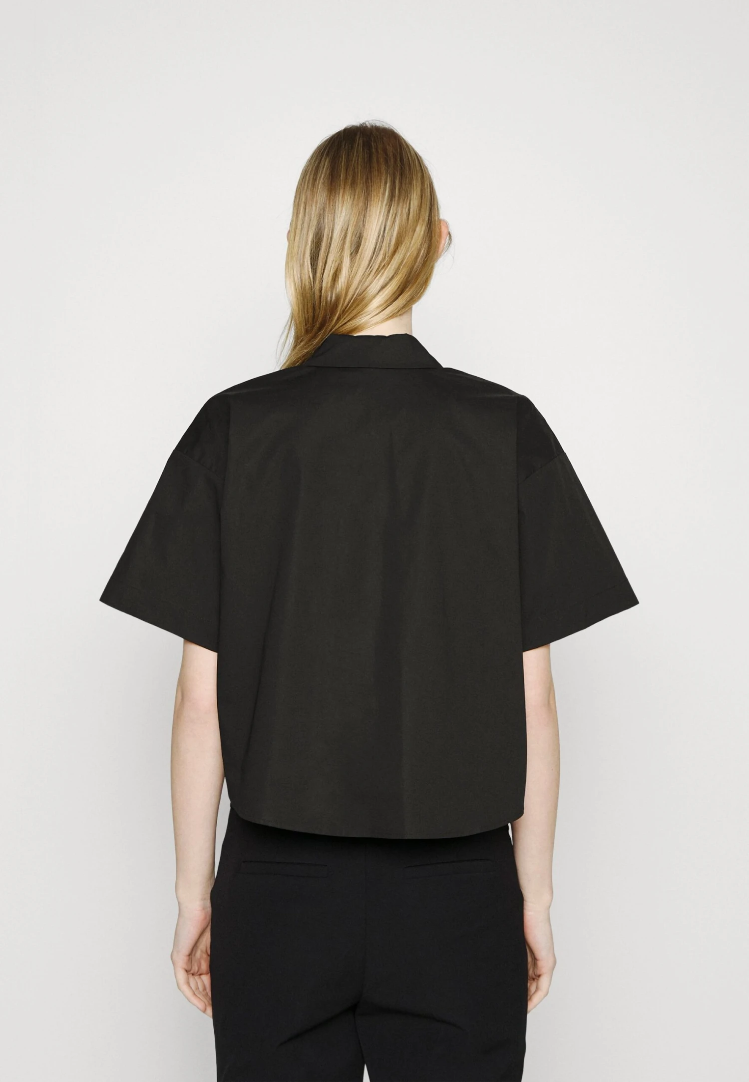 MICHAEL Michael Kors Crop - Overhemdblouse - Black 5 MICHAEL Michael Kors Crop - Overhemdblouse - Black - Afbeelding 3