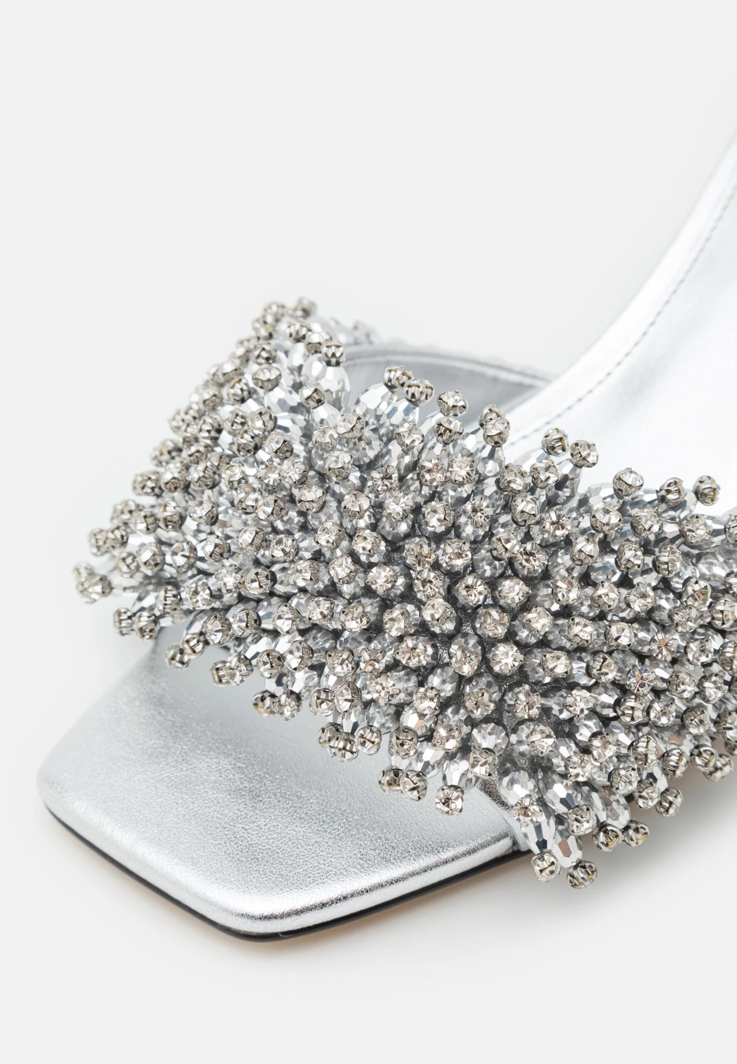 MICHAEL Michael Kors Amal Kitten- Muiltjes Met Hak - Silver Coloured 9 MICHAEL Michael Kors Amal Kitten- Muiltjes Met Hak - Silver Coloured - Afbeelding 7