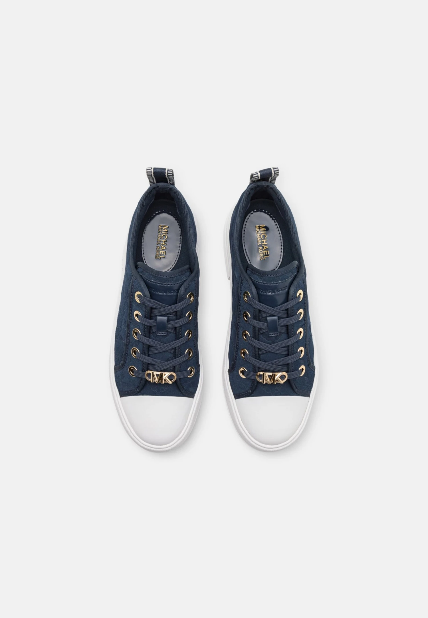 MICHAEL Michael Kors Evy Lace Up - Sneakers Laag - Navy 6 MICHAEL Michael Kors Evy Lace Up - Sneakers Laag - Navy - Afbeelding 5