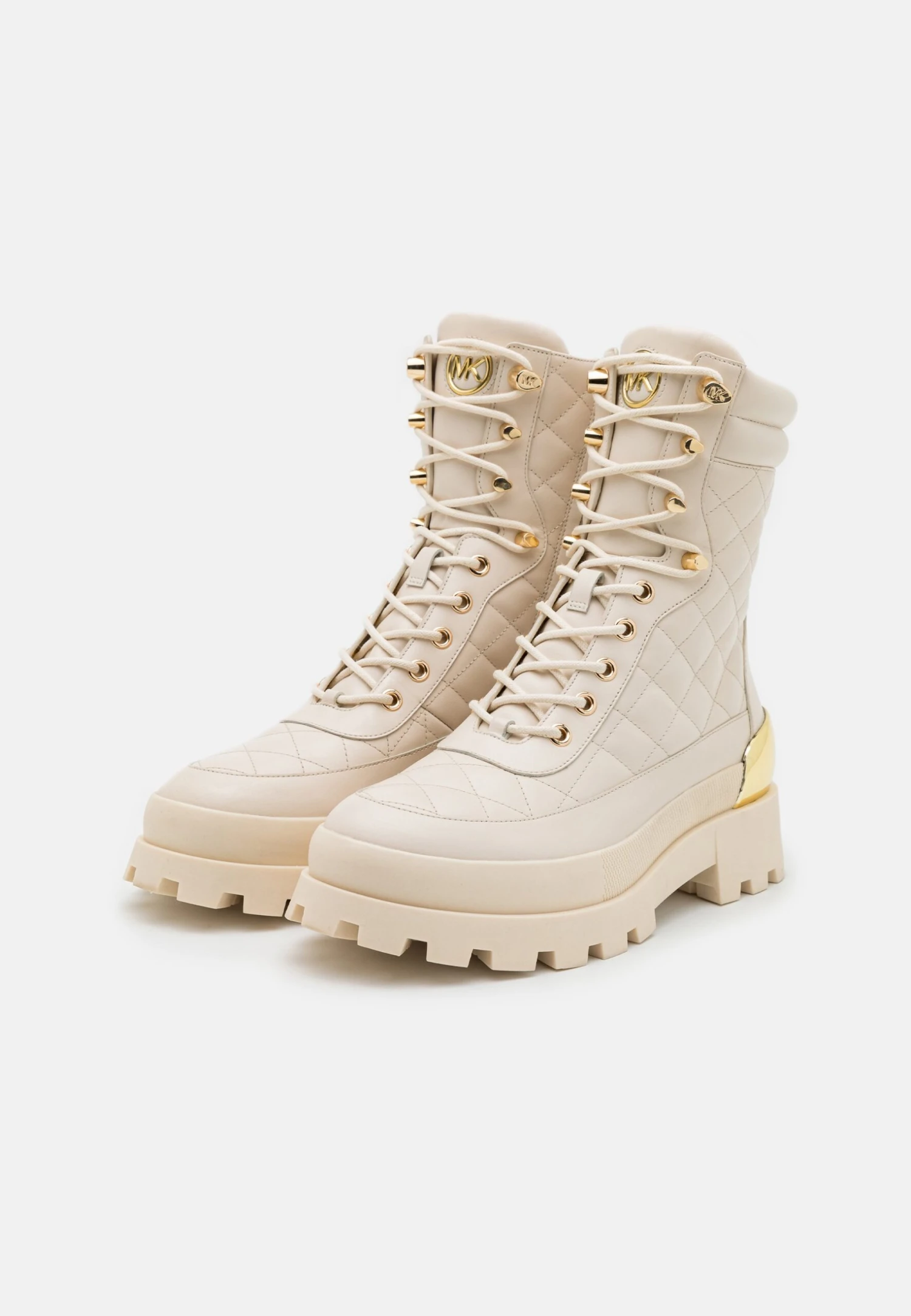 MICHAEL Michael Kors Rowan Lace Up- Veterboots - Light Cream 5 MICHAEL Michael Kors Rowan Lace Up- Veterboots - Light Cream - Afbeelding 3
