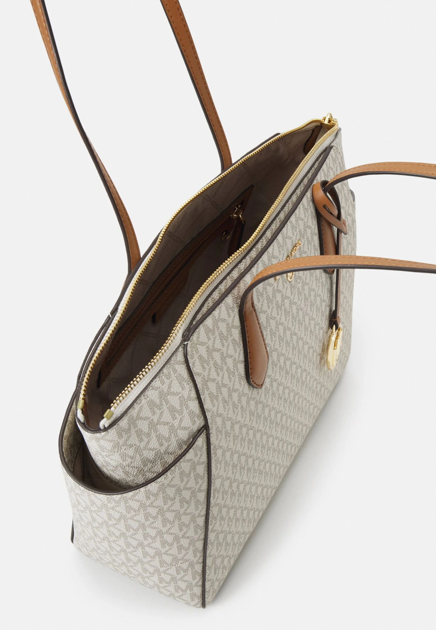 MICHAEL Michael Kors Marilyn Satchel - Handtas - Vanilla 5 MICHAEL Michael Kors Marilyn Satchel - Handtas - Vanilla - Afbeelding 3