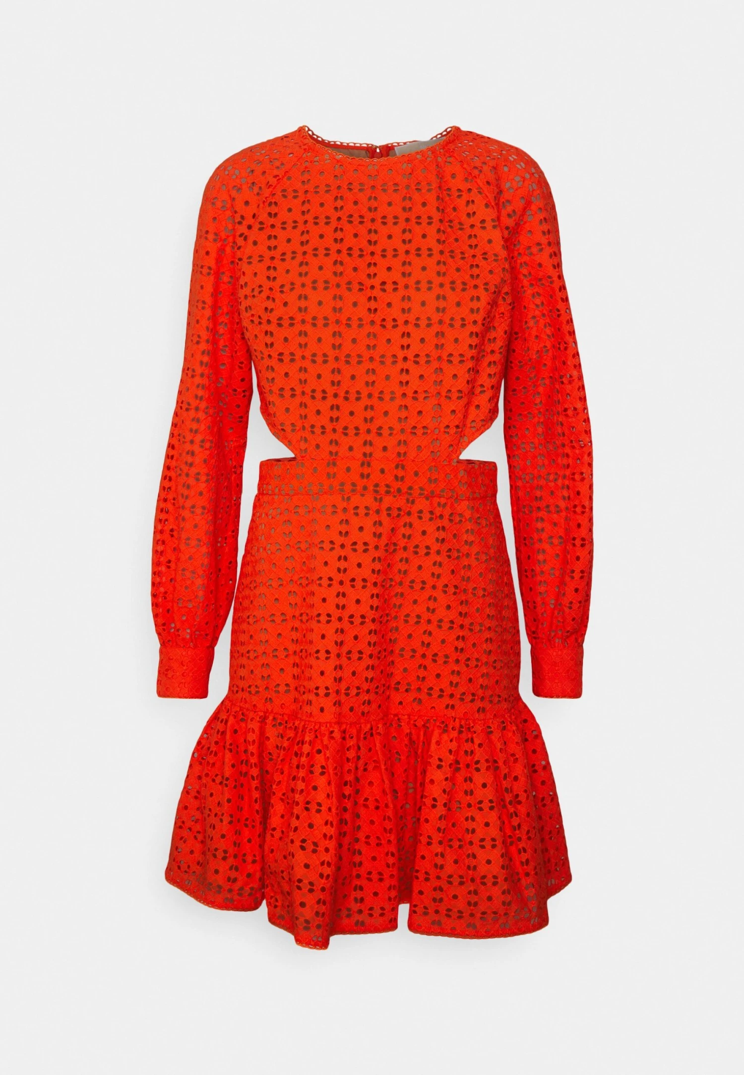 MICHAEL Michael Kors Eyelet Cut Out Mini- Cocktailjurk - Optic Orange 7 MICHAEL Michael Kors Eyelet Cut Out Mini- Cocktailjurk - Optic Orange - Afbeelding 5