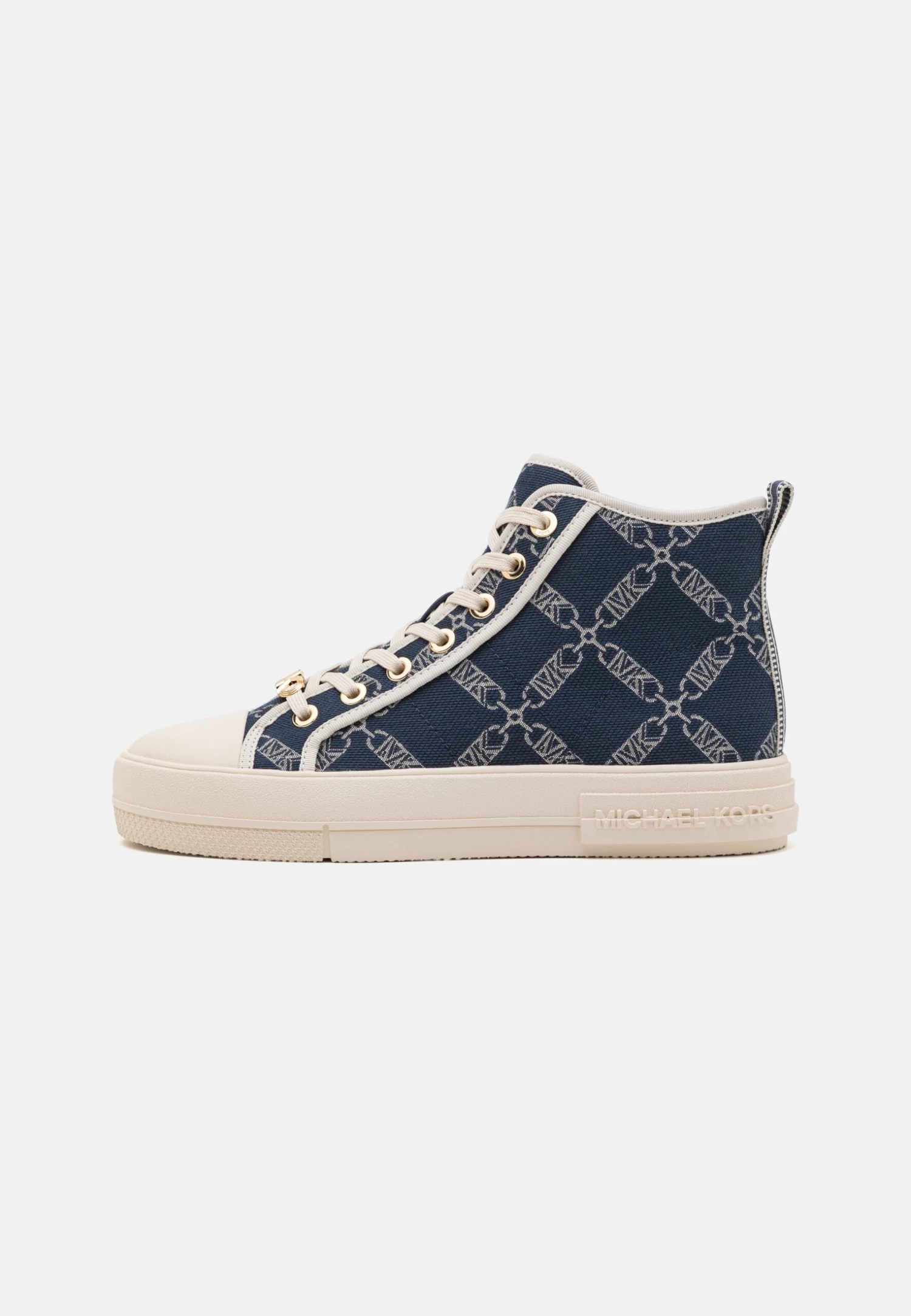 MICHAEL Michael Kors Evy- Sneakers Hoog - Navy 4 MICHAEL Michael Kors Evy- Sneakers Hoog - Navy - Afbeelding 2