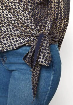 MICHAEL Michael Kors Chain Wrap- Blouse - Midnightblue 11 MICHAEL Michael Kors Chain Wrap- Blouse - Midnightblue -MICHAEL Michael Kors 263e3d67c09840e580711422ebd8fe5c