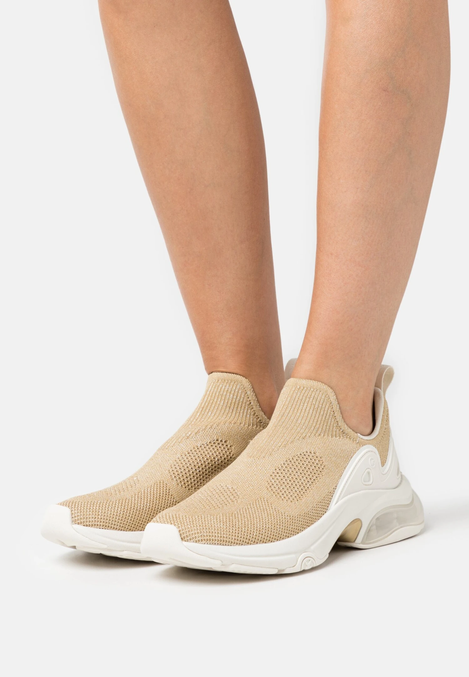 MICHAEL Michael Kors Kit Slip On Extreme - Sneakers Laag - Gold Multi 3 MICHAEL Michael Kors Kit Slip On Extreme - Sneakers Laag - Gold Multi