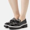 MICHAEL Michael Kors Parker Lug Loafer - Instappers - Black/Optic White