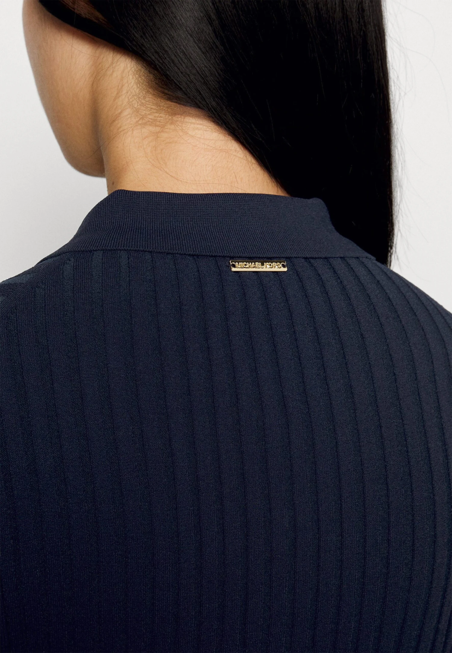 MICHAEL Michael Kors Polo- Gebreide Jurk - Midnightblue 7 MICHAEL Michael Kors Polo- Gebreide Jurk - Midnightblue - Afbeelding 5