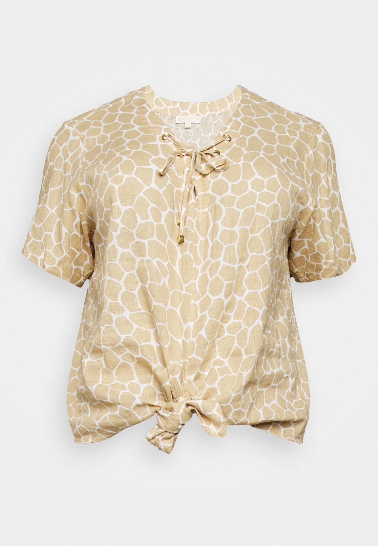 MICHAEL Michael Kors Giraffe Grommet- T-Shirt Print - Khaki 6 MICHAEL Michael Kors Giraffe Grommet- T-Shirt Print - Khaki - Afbeelding 4